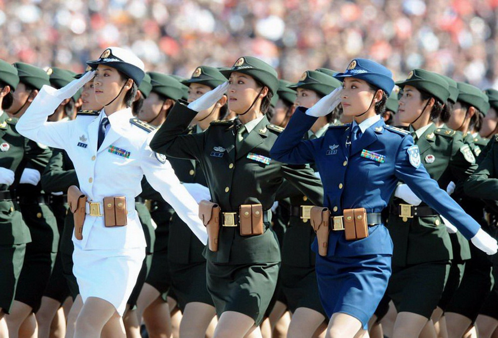女兵阅兵训练照，坚韧与荣耀的见证，女兵阅兵训练照，坚韧精神与荣耀时刻的见证