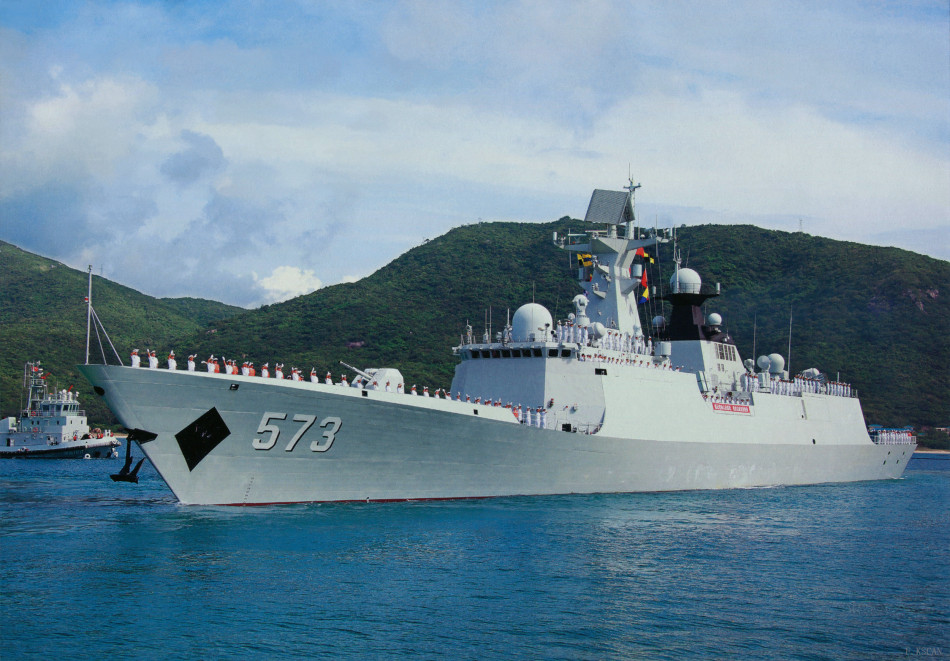 中国海军573舰，新时代的海上卫士，中国海军573舰，新时代海上卫士的荣耀征程