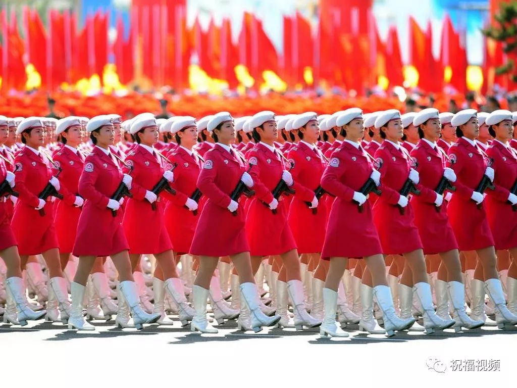 中国女兵方队全集全屏，荣耀与力量的展现，中国女兵方队，荣耀与力量的完美展现