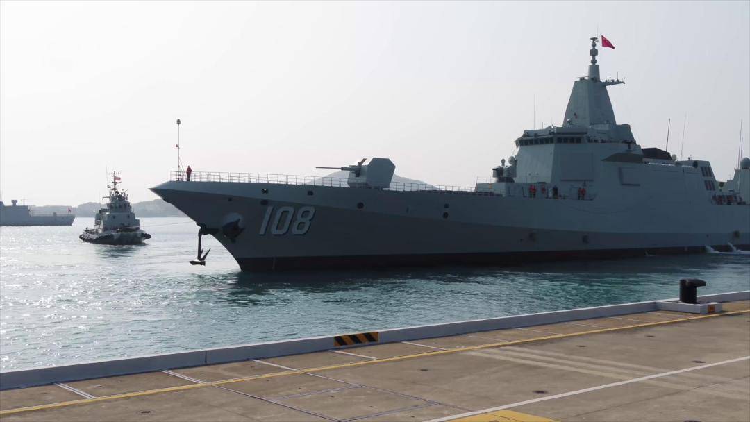 中国海军新篇章，055型驱逐舰第八艘的荣耀与担当，中国海军新篇章，055型驱逐舰第八艘的荣耀担当之路