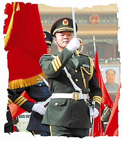 三军仪仗队薛鹏