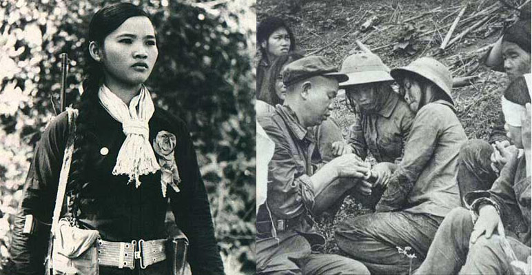 越南反击战中的中国女兵照片，历史的见证与时代的印记，中国女兵在越南反击战中的历史见证与时代印记